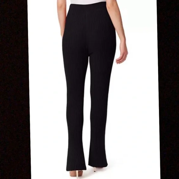 $79 NWOT Ribbed side slit sweater pants sz Large - Picture 3 of 3